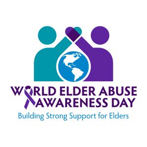 World elder abuse awareness day logo